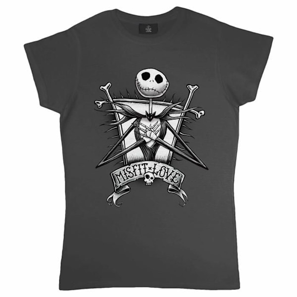 Popgear T-shirt - Disney The Nightmare Before Christmas - T-shirt dam Svart S