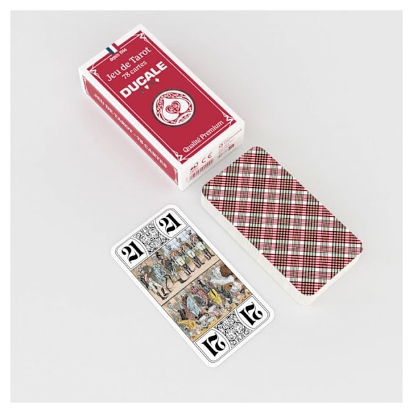 Klassisk Ducal Origin Tarot Deck Flerfärgad