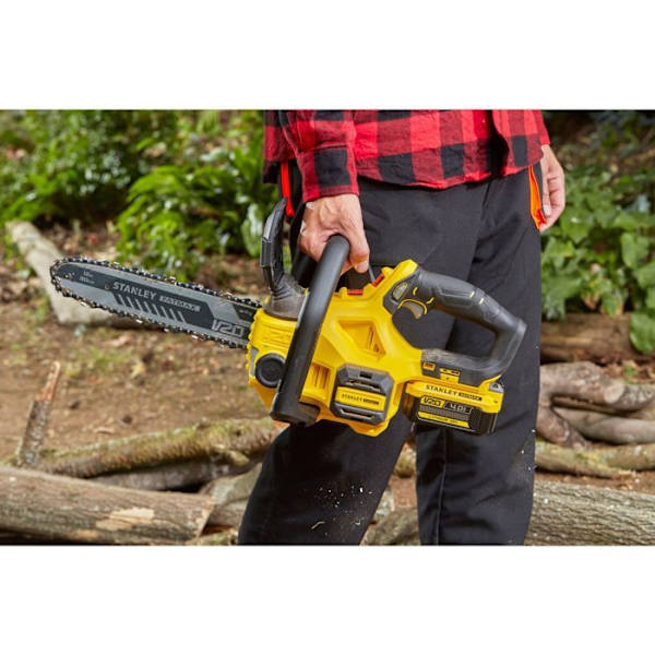 Trådlös elektrisk kedjesåg + 4Ah batteri + laddare - Stanley Fatmax - SFMCCS630M1-QW - 18V - 30cm