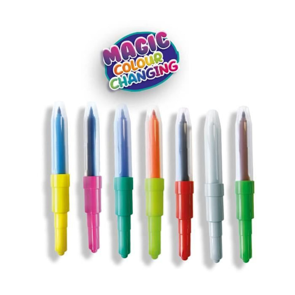 Blow airbrush-pennor - Magisk färgförändring Flerfärgad