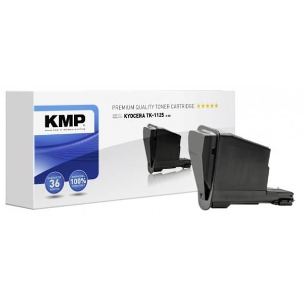 KMP K-T61 svart bläckpatron kompatibel med Kyocera TK-1125