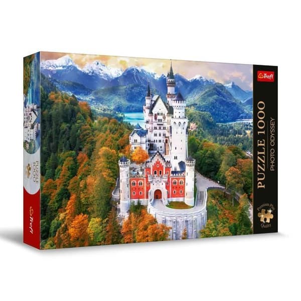 Pusselbild - TREFL - Neuschwanstein slott - 1000 bitar - Premium Plus Kvalitet - 12+ år