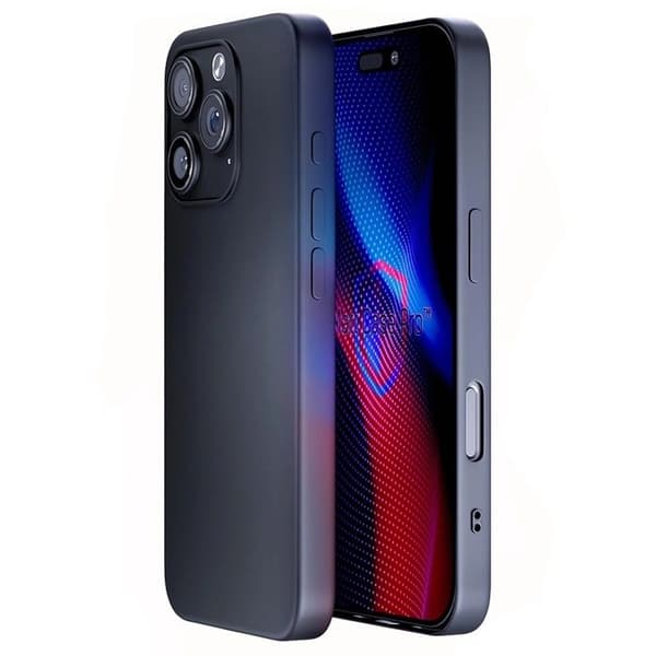 Coque 3mk Matt Case Pro för iPhone 16 Pro Max - Svart Svart