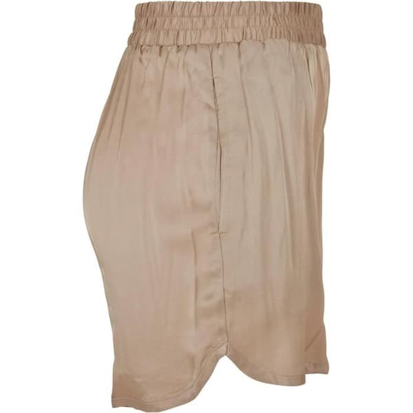 Satinshorts dam Urban Classics Resort beige XS