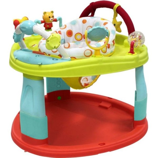 Aktivitets- och utvecklingsbas för bebisar - BEBEACHAT - Flerfärgad - Med leksaksbåge - Ljudeffekter - Skalbar