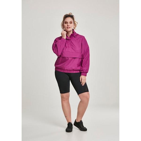 Parka dam - Urban Classic - Panel - Fleecefoder - Leopardinsatser - Känguruficka lila XS