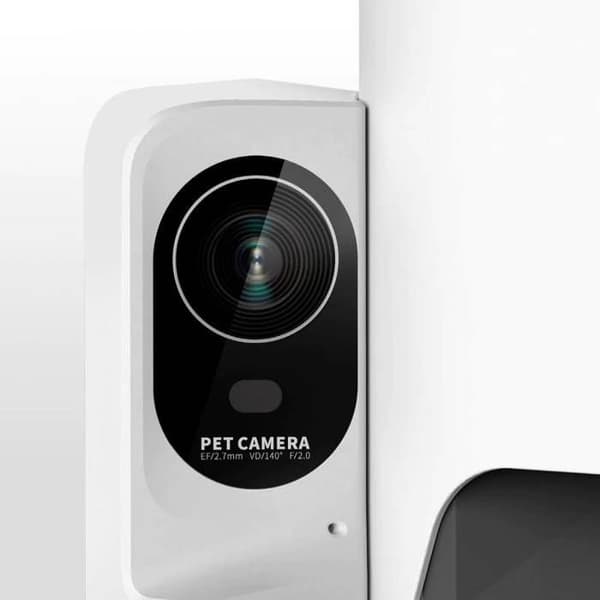Automatisk foderdosering - PET KIT - YumShare Solo - 3L - Infraröd kamera - Ansluten Vit och antracitgrå