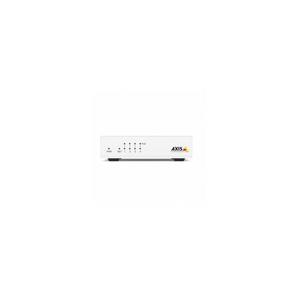 Switch - AXIS - D8004 - Unmanaged - Fast Ethernet - Ethernet-anslutning Vit