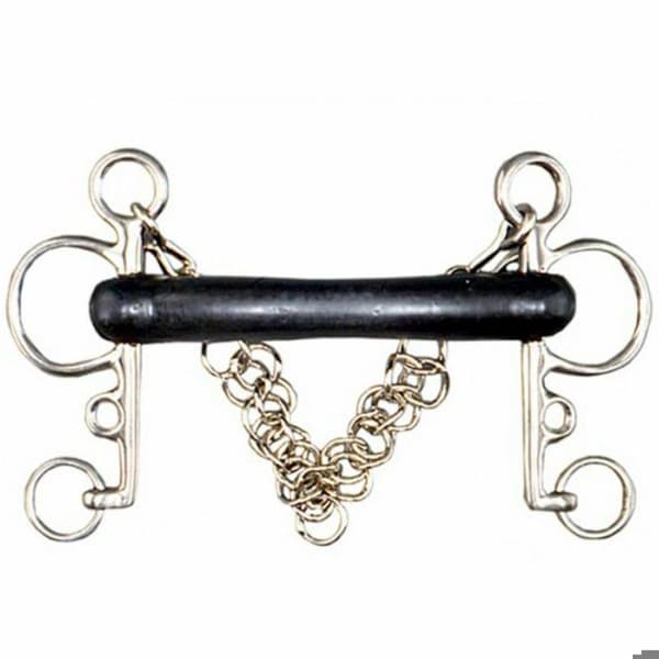 Pelham för häst Centaur i rostfritt stål Tattini - neutral - Silver - 13 cm neutral