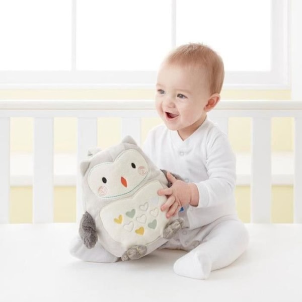 TOMMEE TIPPEE Grofriend Plush White Noise Baby Sleep Aid med nattljus, lugnande ljud och CrySensor Technology -