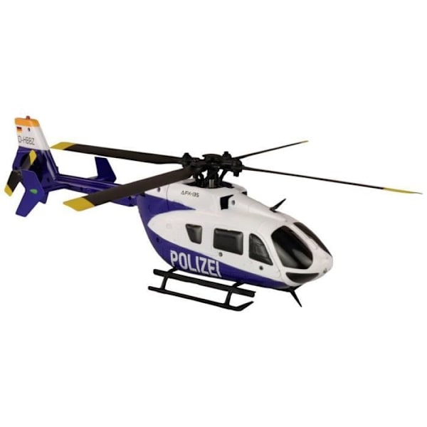 RC Helikopter - AMEWI - AFX-135 Polizei - Vit - Utomhus - 14 år Vit, blå och svart