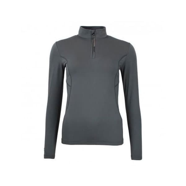 Peak Mountain Anevi damundertröja med dragkedja - silvergrå - XL silvergrå S