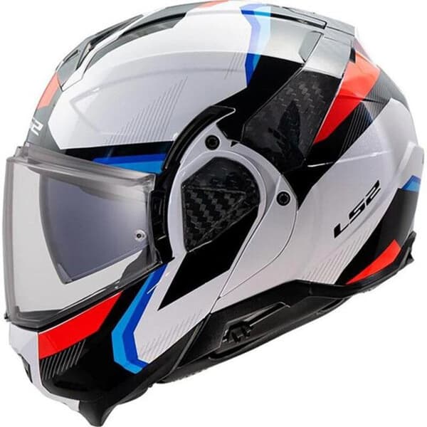 LS2 FF910 ADVANT II TRIPLE FF910 ADVANT II TRIPLE - BLÅ/VIT/RÖD XL