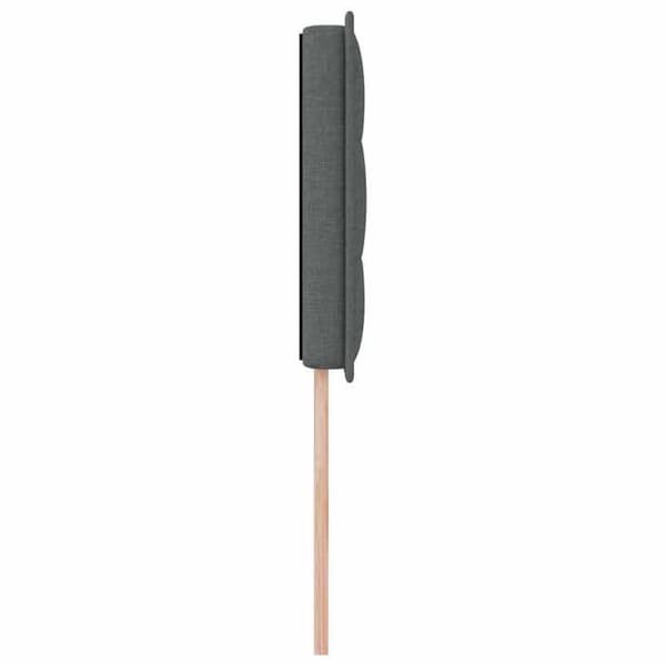 vidaXL Sänggavel Mörkgrå 80 cm tyg 42006993