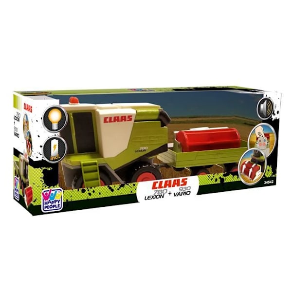 Moissonneuse - Glada Människor - Claas 780 Lexion - 27 cm - Grön - 2 delar grön