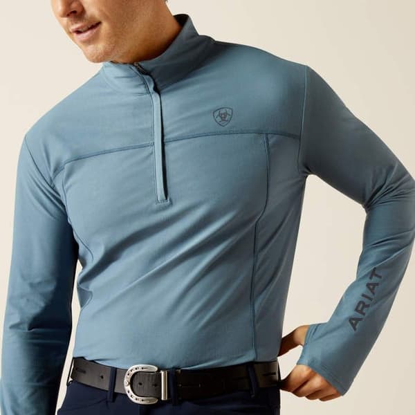 Ariat Lowell 3.0 1/4 zip ridtröja blåsten S