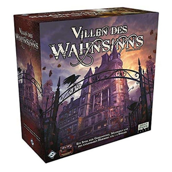 Sällskapsspel - brädspel Fantasy Flight Games - FFGD1036 - ASM Villen av vansinne 2. utgåvan - FFGD1013