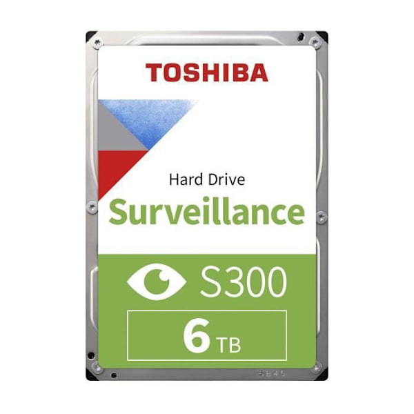 TOSHIBA - Intern hårddisk - S300 - 6TB - 7200 rpm - 3,5" (bulk) (HDWT360UZSVA)