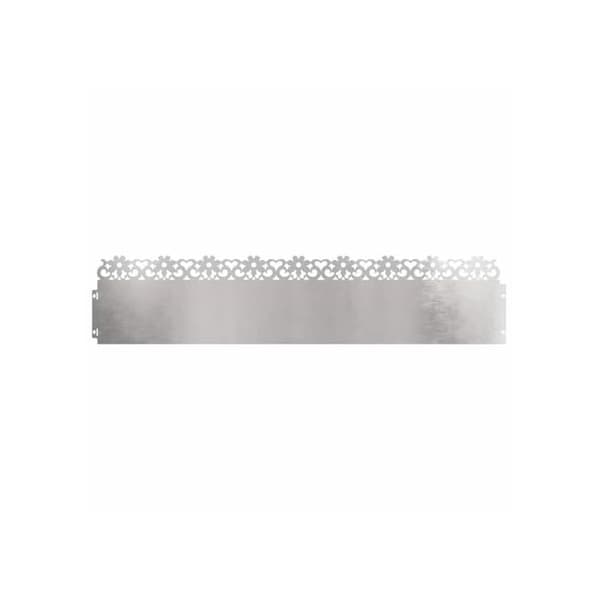 Gräsmattskant i rostfritt stål - vidaXL - Silver - 103x0,05x22 cm - 10-pack - Hållbar Pengar