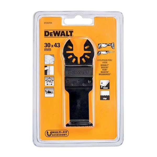Lame bi-métal för Multicutter DEWALT - 67 x 30 mm - DT20703