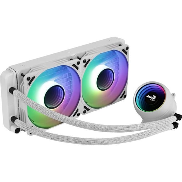 AEROCOOL Mirage L240 ARGB Vit - CPU 240 mm vattenkylningssats