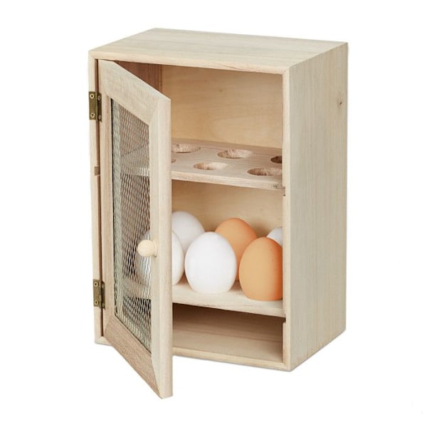 Köksskänk - Ej specificerat - 10027986-126 - Trä - 12 hålrum - Vit beige