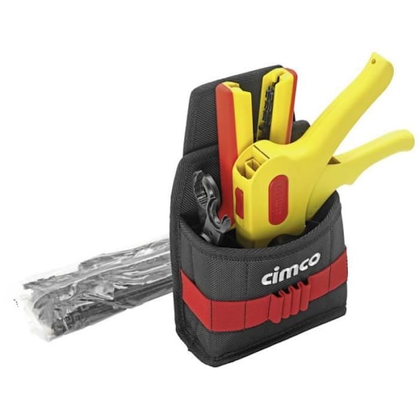 Bältesväska - CIMCO - Solar Wave L - Vit - 4 verktyg - Unisex Vit