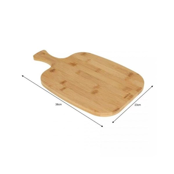 Skärbräda - KINGHOFF - KH-1564 - Naturligt bambu - 38x23cm - Hållbar och estetisk kastanj