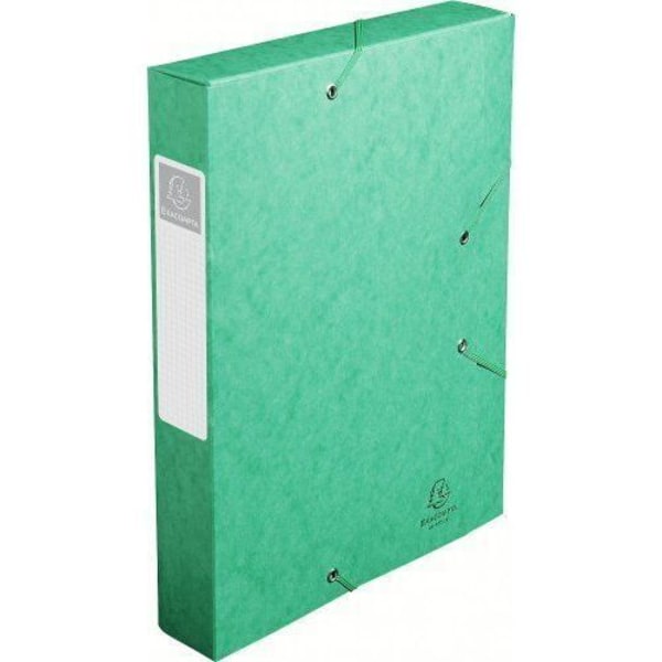 Exacompta - Folder med 3 flikar och elastisk Carto…