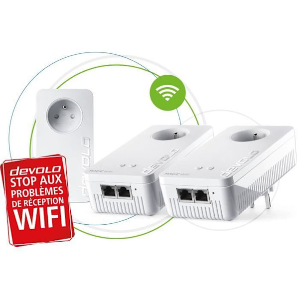 DEVOLO Magic 1 WiFi - Multiroom Kit - 3 PLC-adaptrar - 1200 Mbits/s