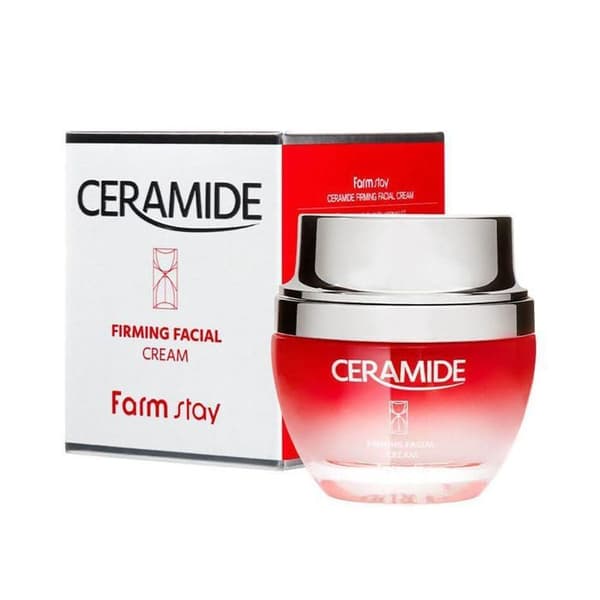 FARM STAY CERAMIDE Fasthetskräm för ansiktet 50ml - Ansiktskräm med cermider