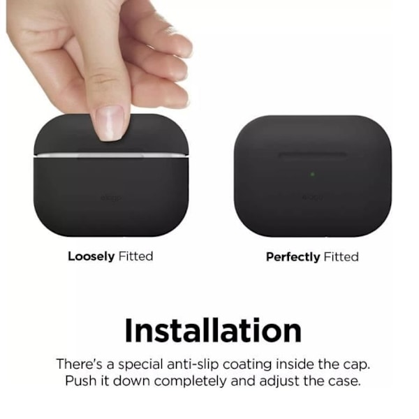 Elago silikonetui för AirPods Pro 2 svart