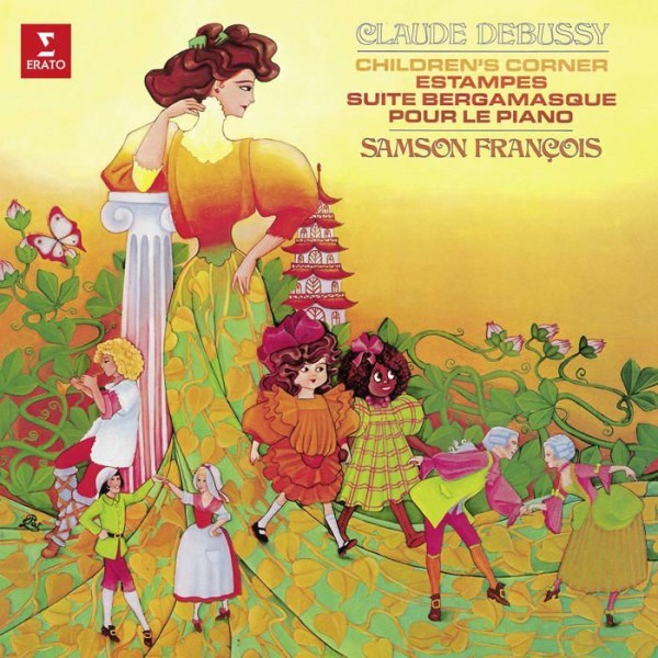 Klassisk vinyl Erato Debussy: Children's Corner, Prints, Suite Bergamasque för piano