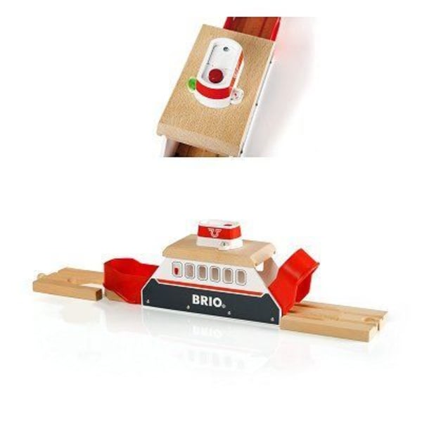 BRIO World - 33569 - Ljud- och ljusöverföringsfartyg - Tillbehör för tågbana i trä - från 3 år Flerfärgad