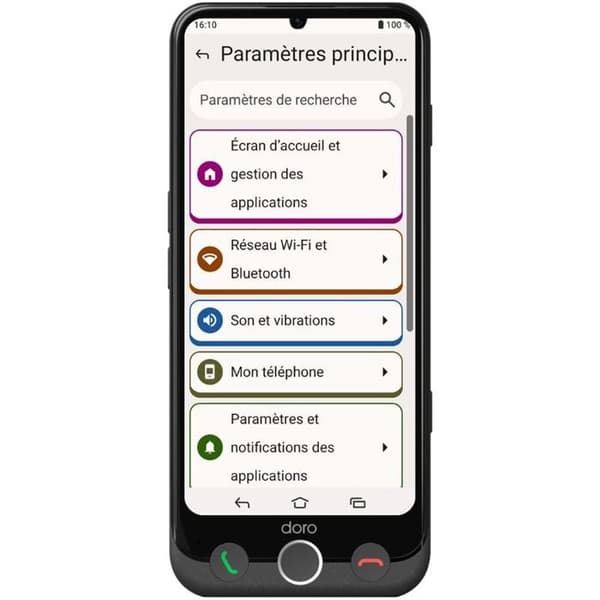 Smartphone Doro seniorer Aurora A30 grafit