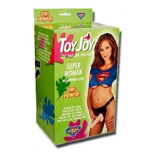 super kvinna strap-on