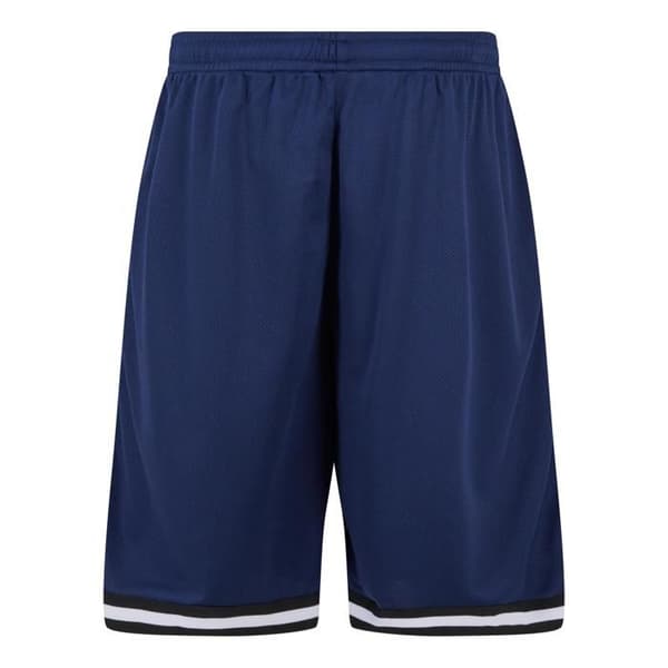 Randig meshshorts Urban Classics - Herr, lös passform, 100% polyester mörkblå/svart/vit S