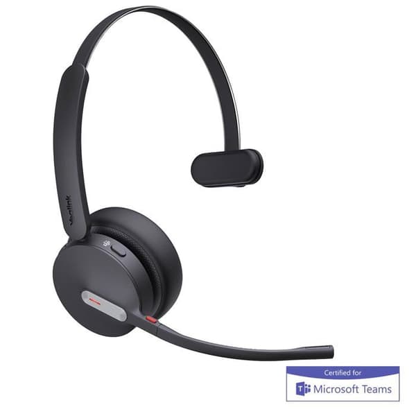 Bluetooth mono headset - Yealink - BH70 - Brusksprång - USB-C/A - 35h batteritid
