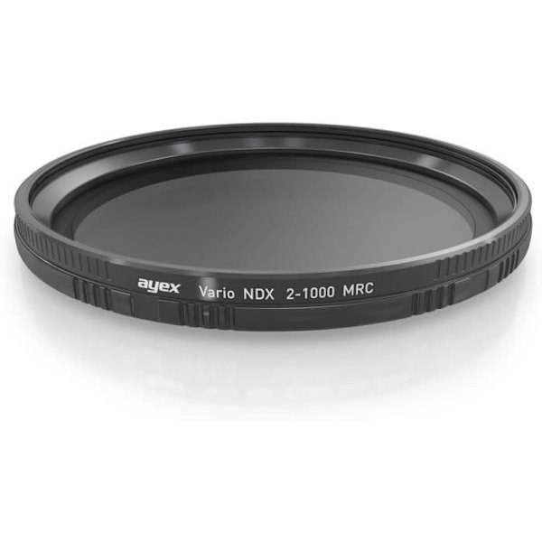 Variabelt neutralt densitetsfilter - AYEX - ND2-ND1000 - 67mm - Repellerande - MultiSync ICO Ating