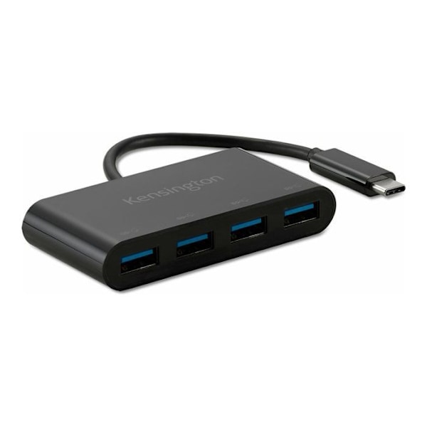USB-C-hub - KENSINGTON - CH1200 - 4 portar - 10 Gbit/s - Plug & Play