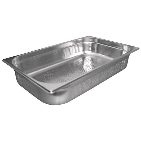 Bac Gastro Inox - Vogue - GN 1/1 - 200 mm - Rektangulär - 28L Rostfritt stål