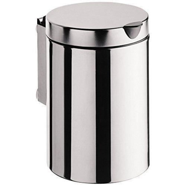 Emco System 2 Väggmonterad soptunna med lock i rostfritt stål 3l - 355300100