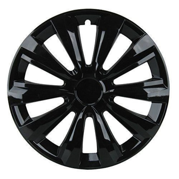 14" navkapsel - Unitec - Modell 75476 - Svart - ABS - Med fjäder