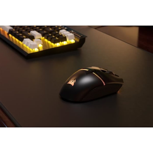 Souris Gaming - CORSAIR - DARKSTAR RGB Wireless - 15 programmerbara knappar - Optisk - Svart