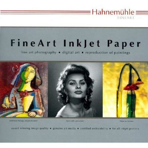 FineArt papper testpack - HAHNEMÜHLE - A4 - Vit - Premium kvalitet - Idealisk för utskrift Vit