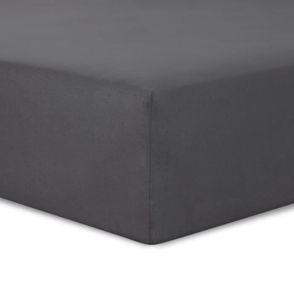 Vision - Antracit lakan - 180x200cm - 100% bomull Kolgrå