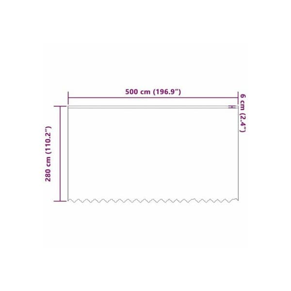 Blomster spetsgardin - vidaXL - Vit - Polyester - 280x500 cm - Ljusfiltrerande - Integritetspaneler Vit
