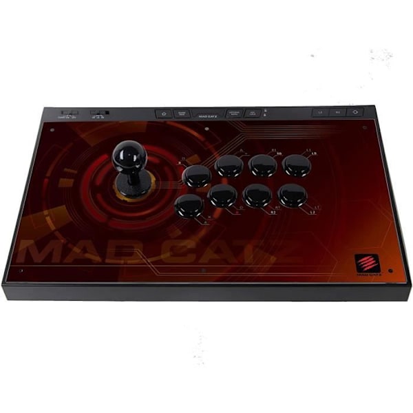 Madcatz EGO Stick Arcade PS4, Xbox One, PC, Switch - Fighting arcade för fightingspel - Joystick för konsoler Bordeaux