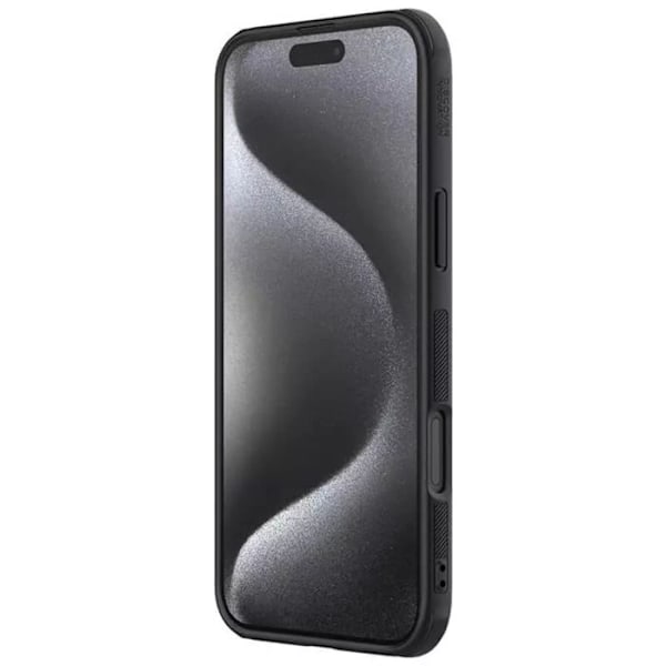 Skyddsskal - Nillkin - iPhone 16 Pro Max - Super Frosted Shield Pro - Svart - Elegant Svart