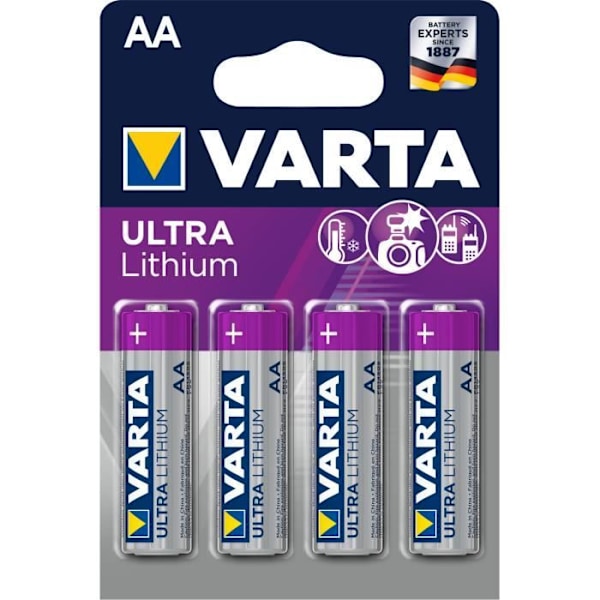 Ultra Lithium Mignon-batteri (AA) - 2 st